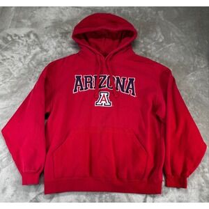 Campus Drive University of Arizona Wildcats Hoodie Mens M Red Collegiate Logo